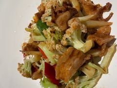 虾酱花肉炒台山菜花-炳胜品味(海印总店)