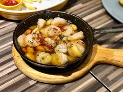 虾仁焗橄榄油-BomBa意大利餐厅