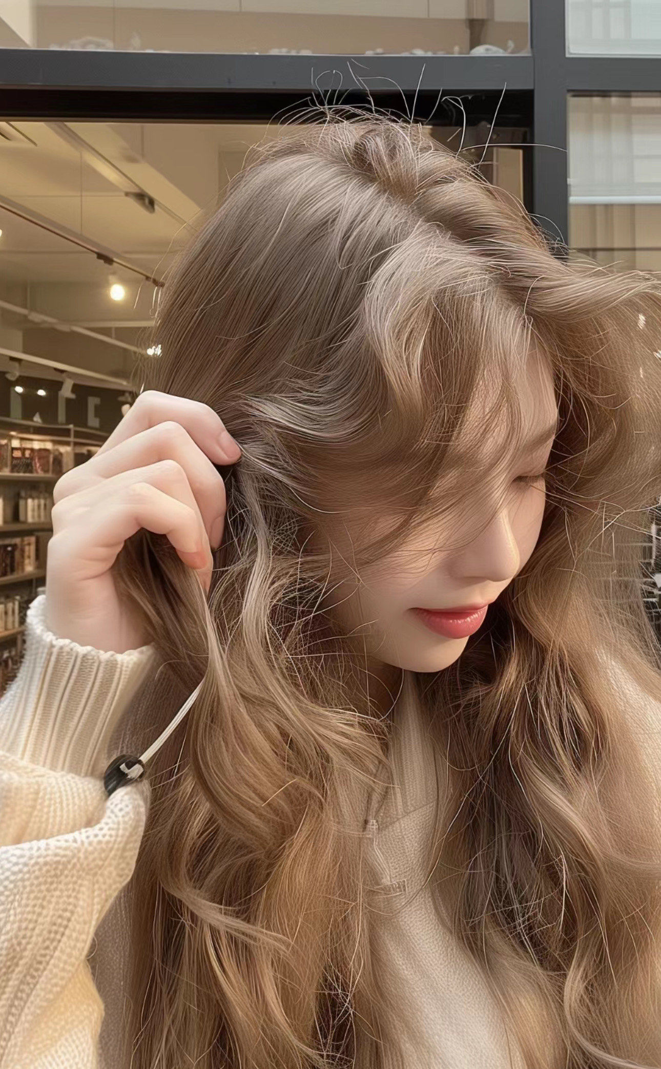 今年超好看的一款榛果灰棕色发色