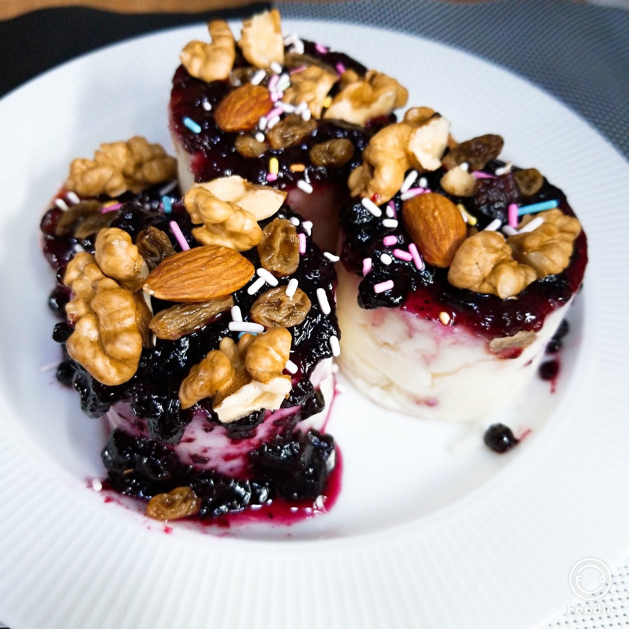 蓝莓山药的做法