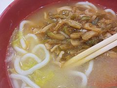 榨菜肉丝乌冬面-旺角宝港式茶餐厅(寮步店)
