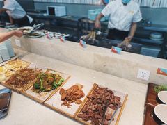 烧烤-绿岛港轩海鲜烤肉涮锅自助餐厅