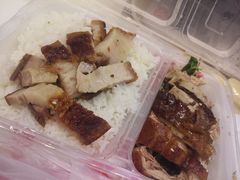 烧鸭拼烧肉饭-斩料烧腊世家(兴盛路店)