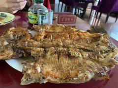 烤虹鳟鱼-北京龙庆四季香农家饭庄·灶台鱼·碳烤虹鳟鱼(龙庆峡店)