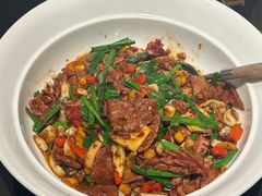 韭菜腰杆炒黄喉-玖五京菜(杭州城北万象城店)