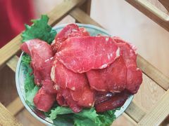 牦牛肉-宏宏无烟石板烧烤