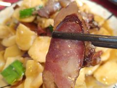 慈姑炒腊肉-生态苑农庄(十里画廊遇龙河店)