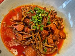 干豇豆烧藏香猪-林芝工布庄园希尔顿酒店-猎味中餐厅