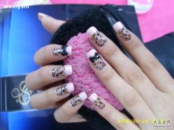 可爱的豹纹-星美甲