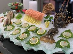 刺身大青龙拼三文鱼拼鹅肝-瓯越轩(新希望立体城购物中心店)