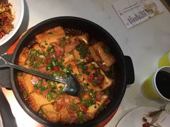 砂锅脆皮豆腐-炊烟小炒黄牛肉(中心印象城店)