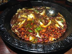 受气牛肉中辣锅底-受气牛肉·耙牛肉火锅(水晶郦城店)