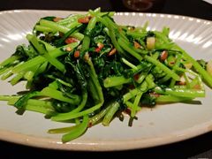 水豆豉炒茼蒿菜-山石榴·贵州菜(丰盛里店)