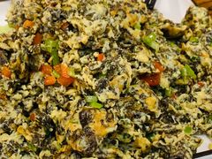 地皮菜炒鸡蛋-谷鹏麻鸭面(翰林苑店)