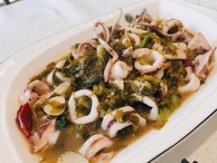 酸菜炒鱿鱼-温岭人家(红花北路店)