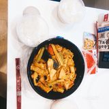 看得出来吗 去外面也吃麻辣香锅