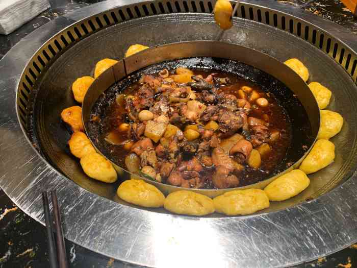 山水两江柴火鸡(北环店)-"食材透明,流程公开,虽然要等待一会,但看.