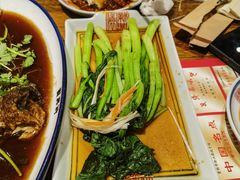 白灼菜心-新兴园饺子馆(河南街店)