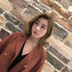 Yishen的剪短发作品-3AM HAIR SALON烫发染发接发