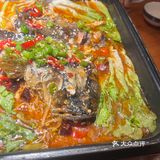 好吃「小城外·生态莊園」「果香酥烤鸭」烤鱼是新增的菜