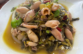 Snow Cabbage and Baby Squid Stir-fry