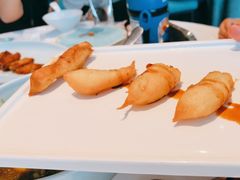 脆炸水潺配黑醋汁-柒园·三十年创意杭帮菜(龙湖滨江天街店)