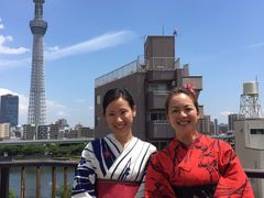 -东京都浅草樱花和服租赁店