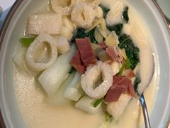 竹笙云腿奶白菜-唐廊烤鸭店(工体店)