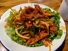 凉拌牛板筋-马路牙子地桌烤肉(工体店)