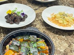 石锅生焗板栗南瓜-鱼满楼(汉中门大街店)
