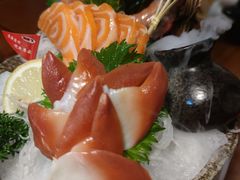 三文鱼刺身-鳗鱼家·深夜食堂(军博店)