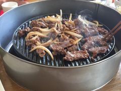 洋葱烤牛肉。-北京胡同传统炙子烤肉(文兴路店)