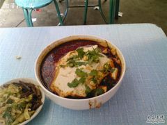 加菲的，有辣椒-付记豆花泡馍