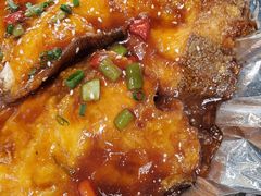 石板碟鱼肉-苏城小院·园林精致苏州菜(斜塘老街店)