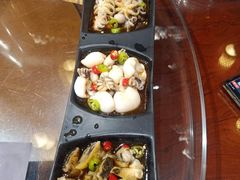 -东来菜馆•手抓海鲜家常菜•海鲜锅贴(鸽子窝店)