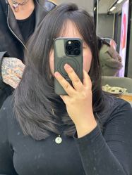 点击看大图 -藤野造型烫发染发