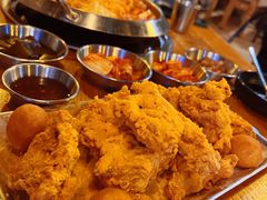 奶酪炸鸡肉-包装马车·韩国料理·포장마차