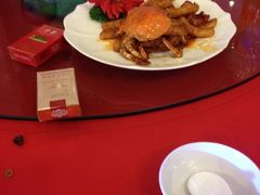 蟹炒年糕-南京西康宾馆