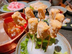 烤脆骨鱼豆腐-老墙根涮肉(王四营店)