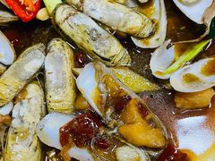 姜葱炒老蛏-鑫悦楼煎蟹·16年海鲜大排档