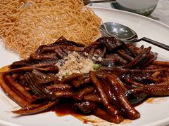 响油鳝丝配上海两面黄-海味观(老西门店)