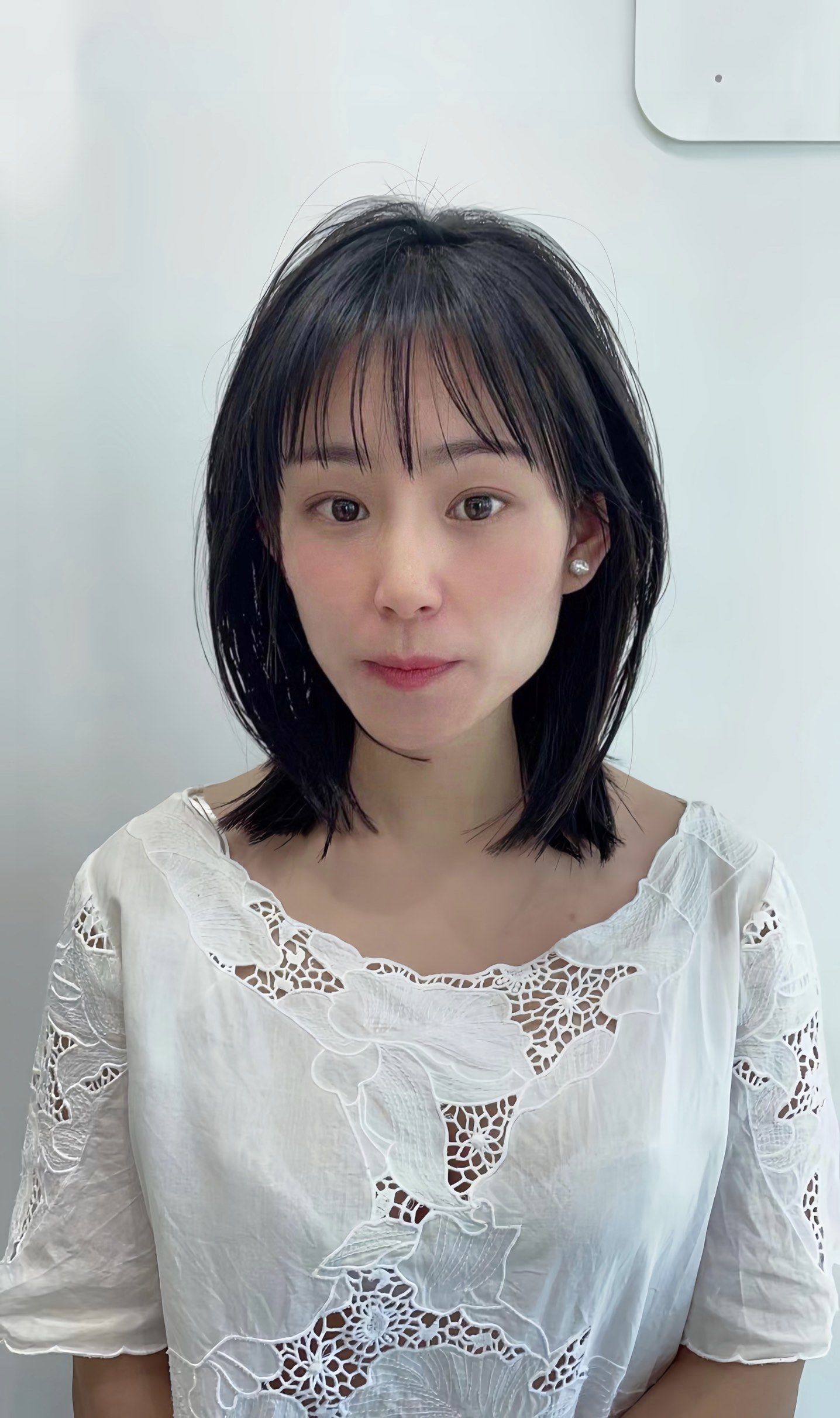 太阳穴凹陷颧骨高等问题流畅脸部线条的同时显脸小不过这款刘海对