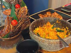 芝士石锅拌饭-哈哈碳都·牛肋条无限自助烤肉(宝龙店)