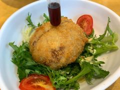 酥炸猪肉裹温泉蛋-胜博殿日式炸猪排(西红门店)