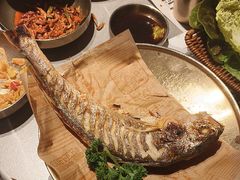 -草家酱蟹炭火烤肉店(珲春南路一店)