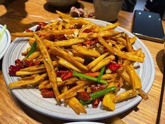 干煸藕丝-静一餐厅·湖北菜(前门创始店)