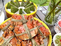 -七的湖·晚芳亭·阳澄湖农家菜·大闸蟹(莲花岛店)