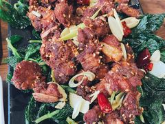 香草炸排骨-金塔傣乡·德宏傣味·手抓饭·孔雀宴·云南民族特色菜(文化巷店)
