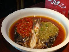 鸳鸯鱼头带面-望湘园·湖南菜(宏伊店)