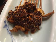 童年蘑菇炸串-串玖郎绿色串吧(丽晶公馆店)